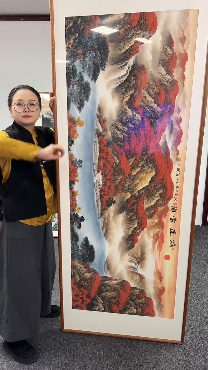 【闪购商品】国画鸿运当头210*80绘画作品