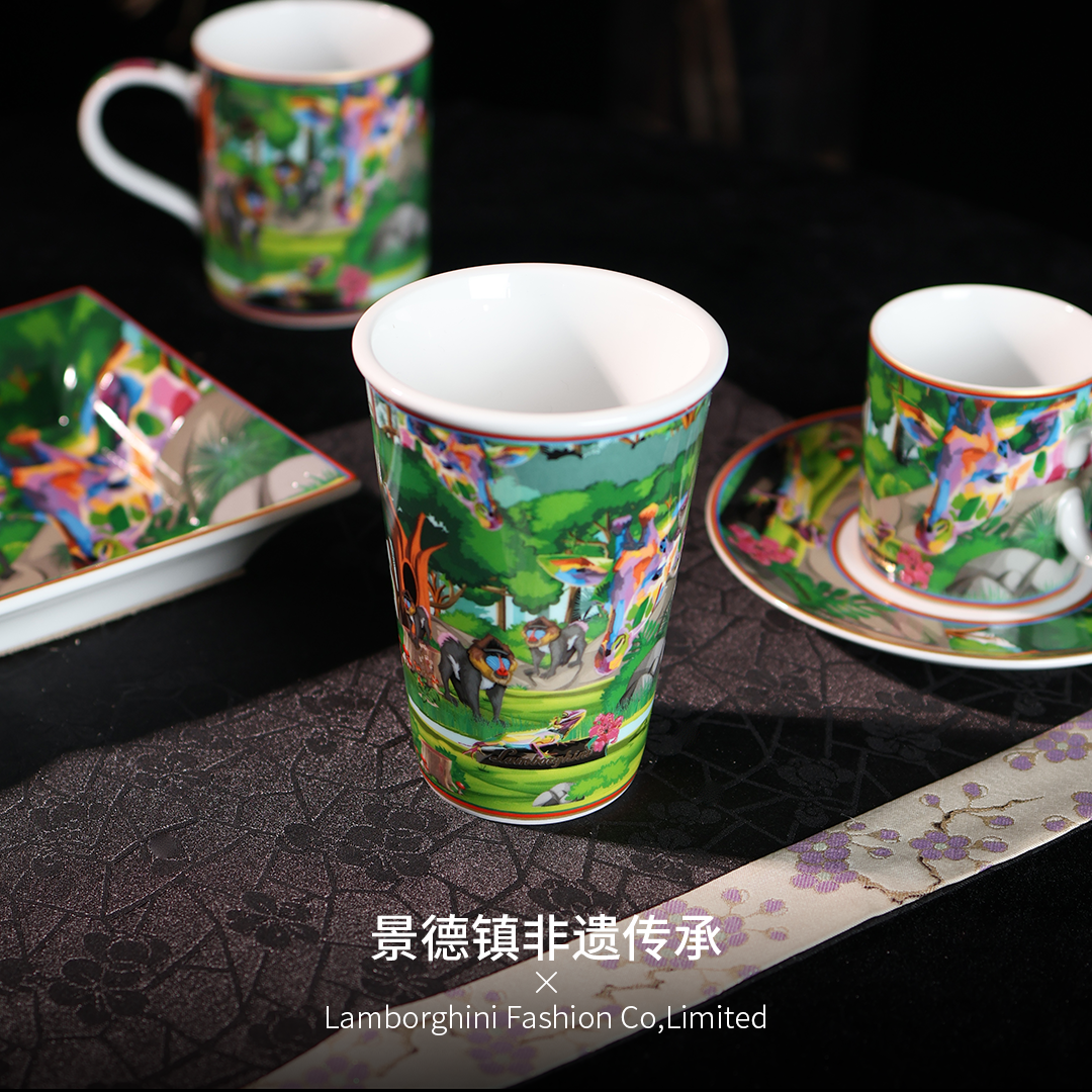 【观造集× Lamborghini】兰博基尼联名授权景德镇观造集陶瓷可乐杯