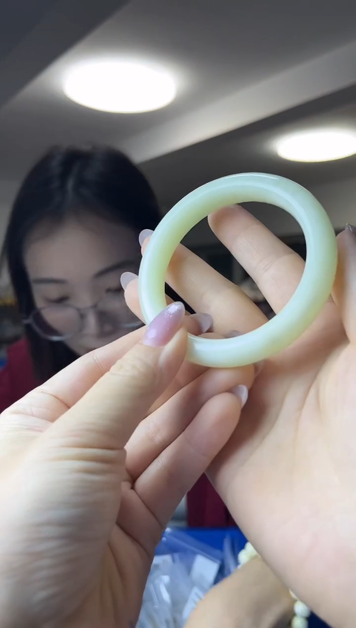 未镶嵌岫玉·圈口56（多样性发一件）