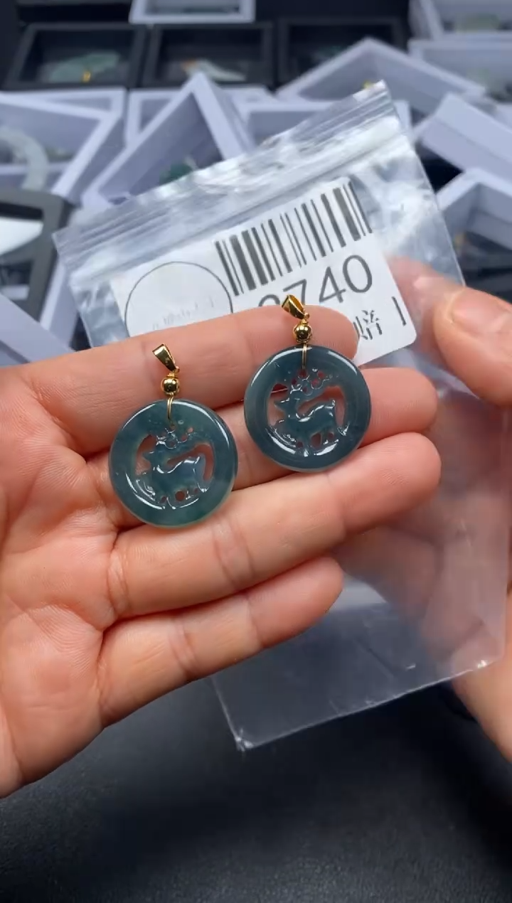 吊坠(不含链)未镶嵌翡翠2740