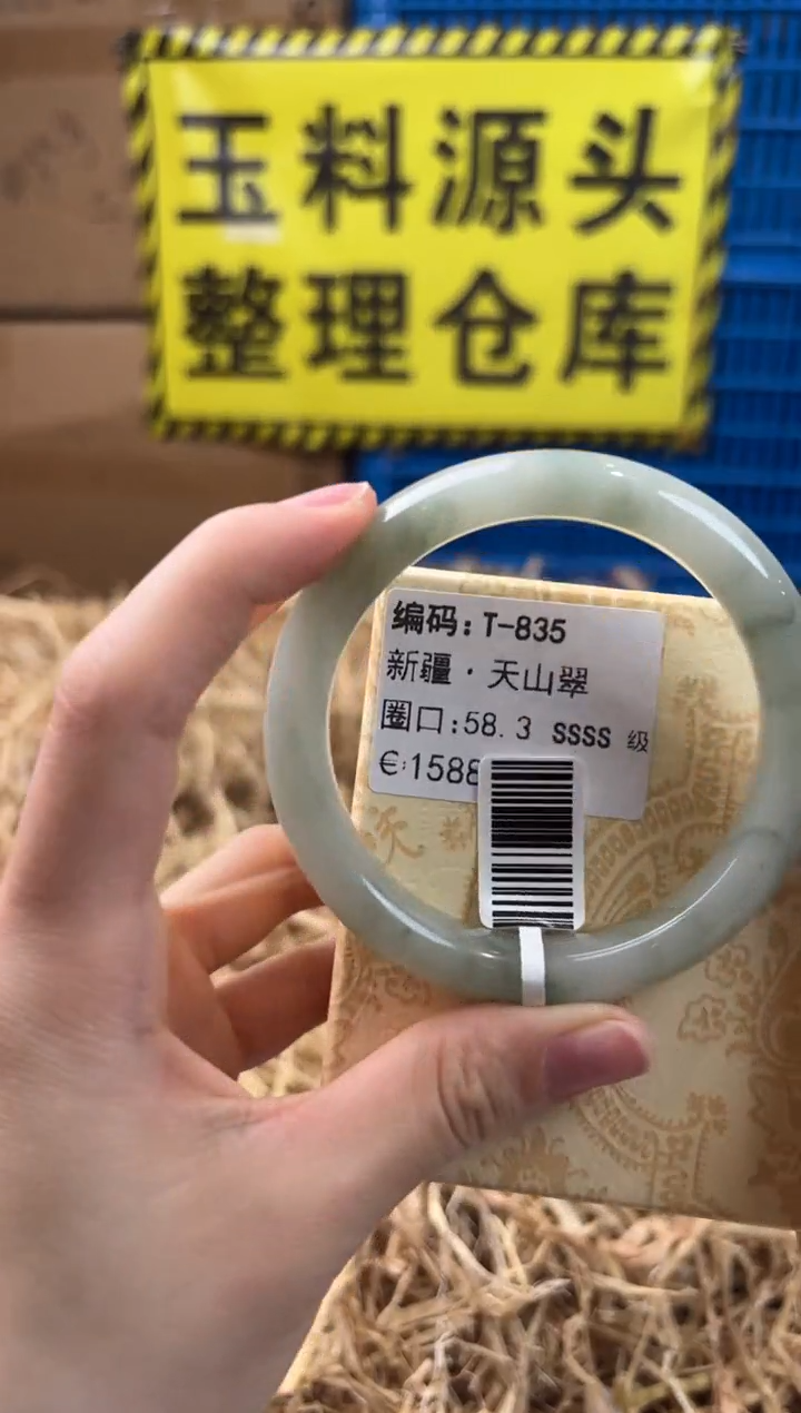 未镶嵌手镯石英质玉T-835