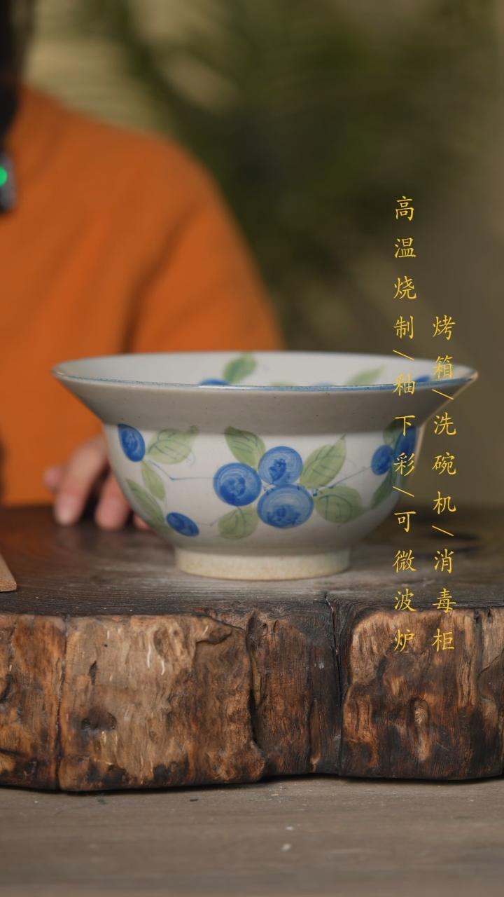 【闪购商品】瓷片景德镇高温釉下彩可微波烤箱洗碗机