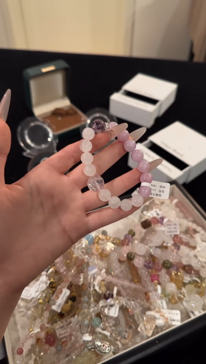 水晶手链合金紫锂辉x1580