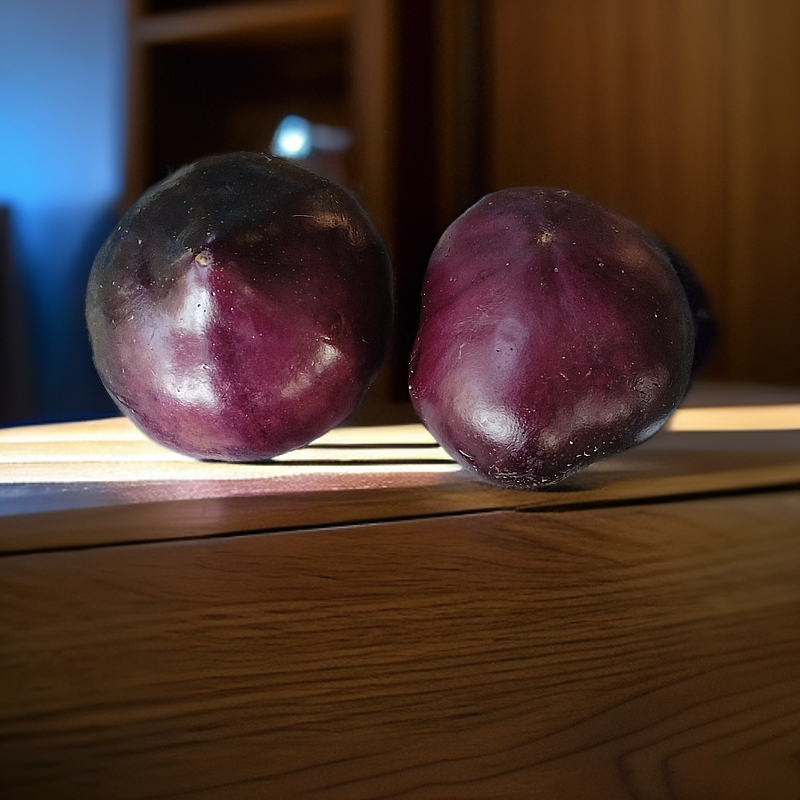 茄子2斤圆茄子新鲜采摘生态农场 绿色食品  新鲜现摘现发蔬菜