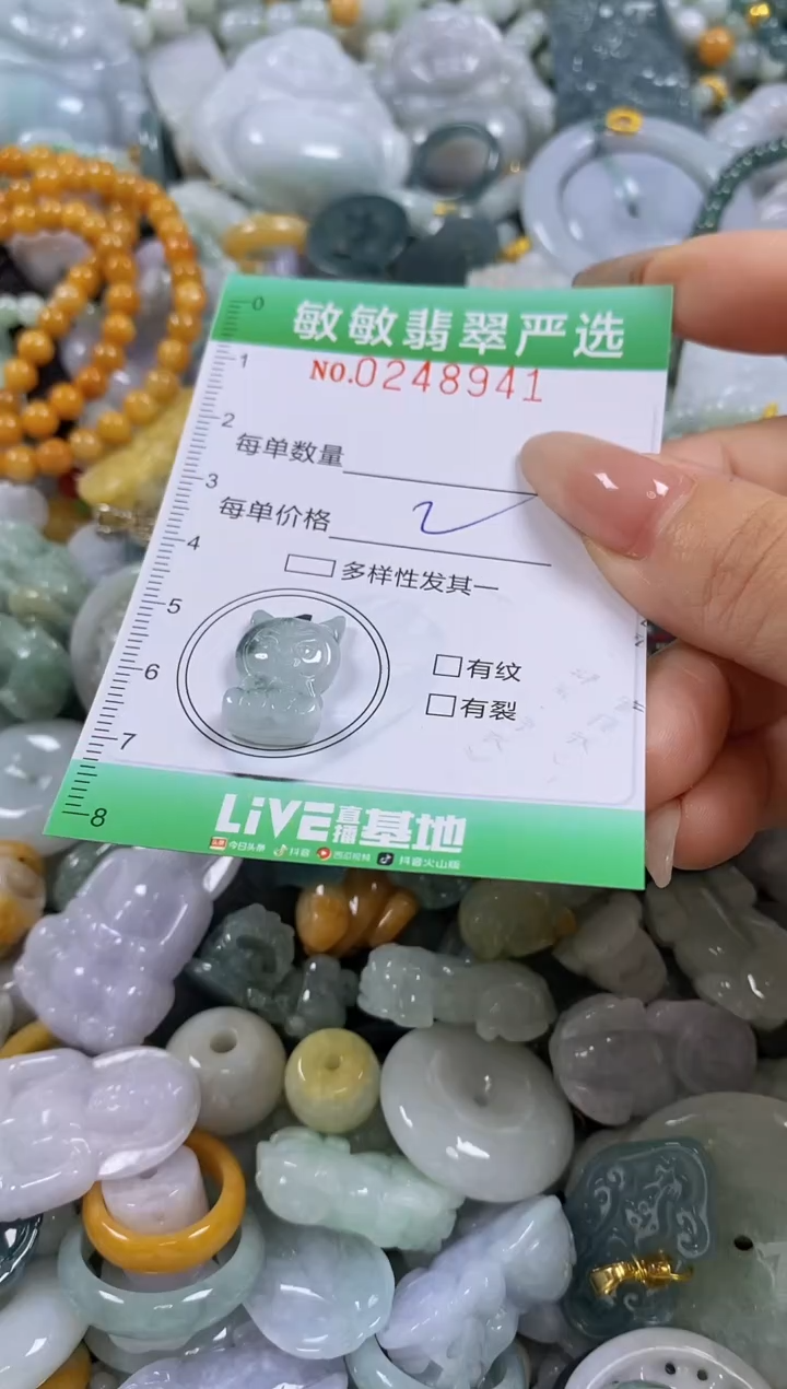 翡翠未镶嵌颈饰闪购0248941