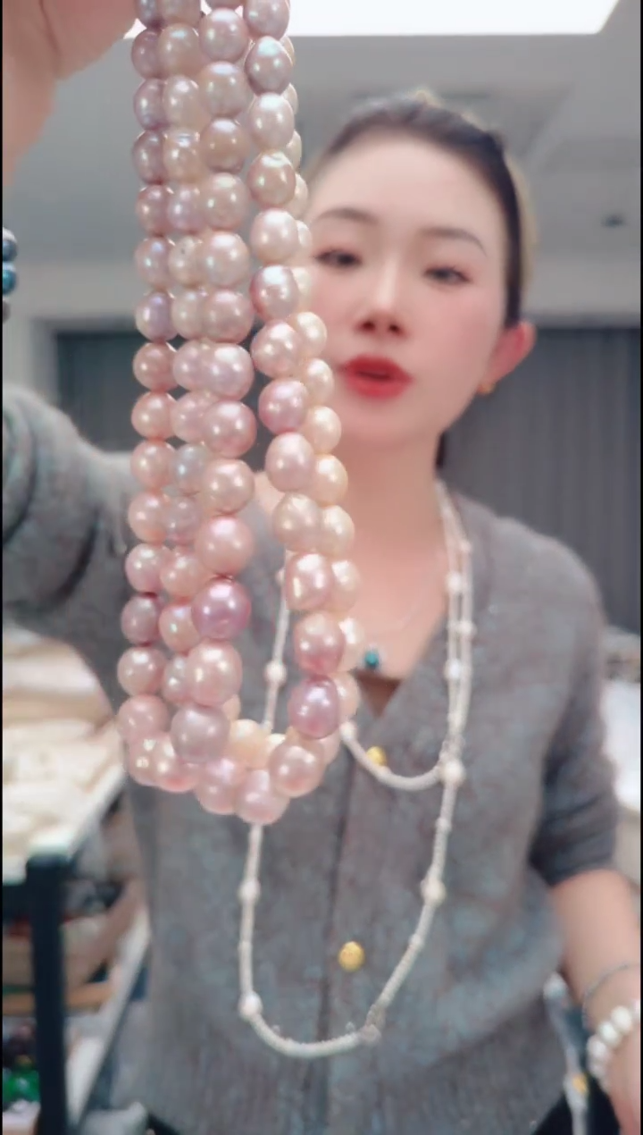 颈饰未镶嵌淡水珍珠2474曼塔项链