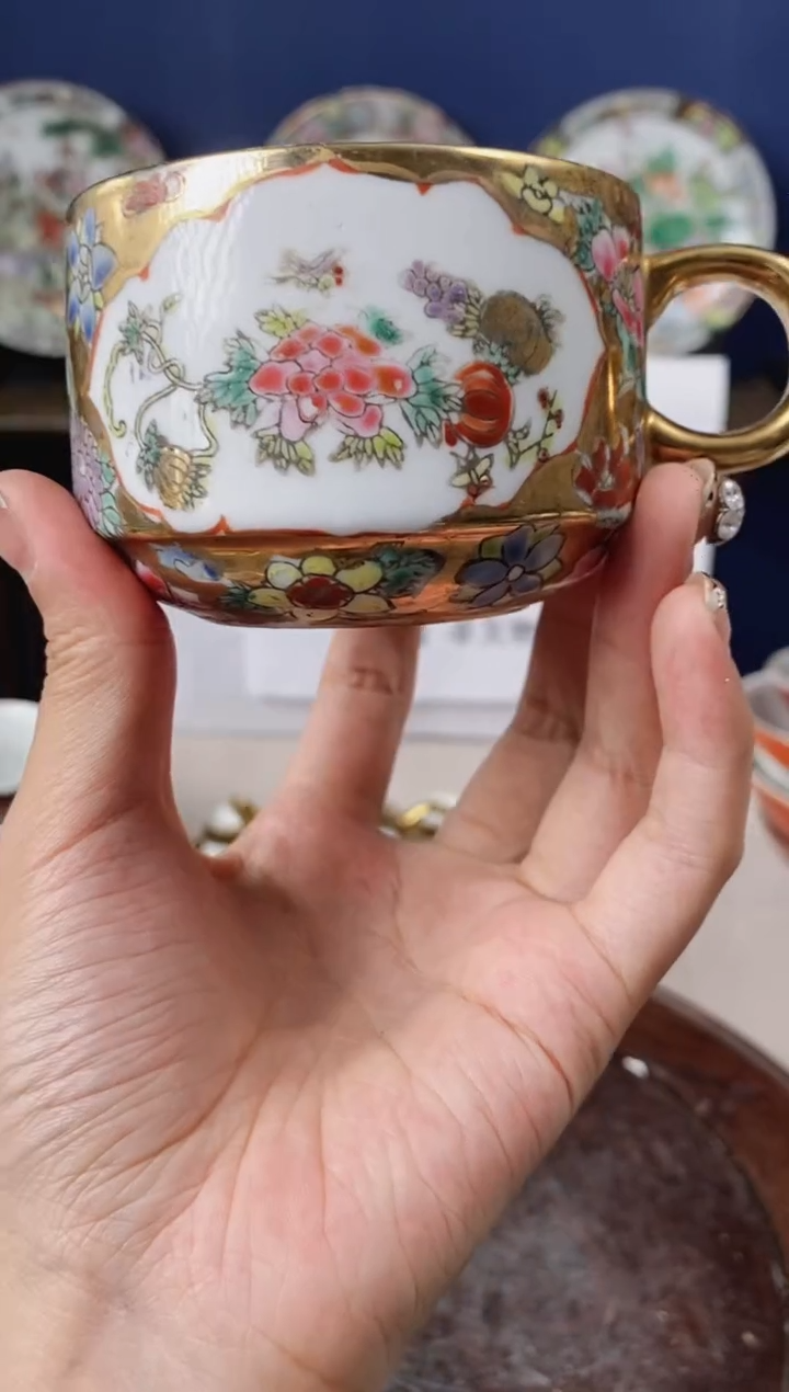 瓷片微瑕景德镇窑厂瓷摆件单件