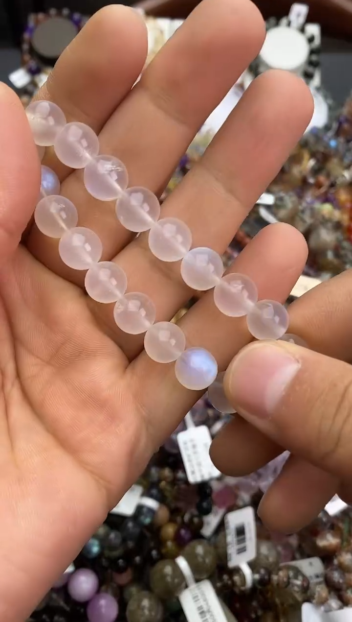未镶嵌手链月光石手链