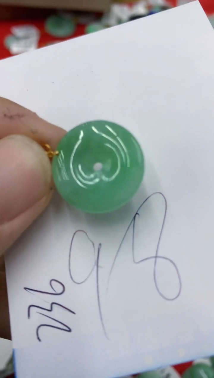 【闪购商品】翡翠颈饰18K金镶嵌号链接1111111