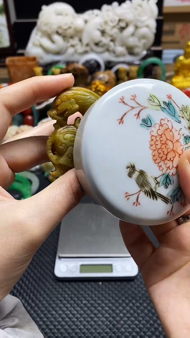 【闪购商品】瓷片瓷片瓷器 摆件1个