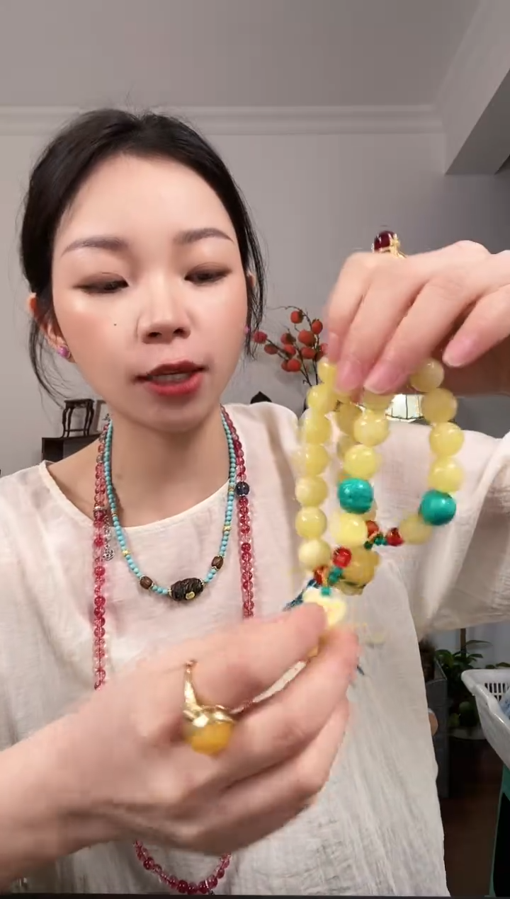 【闪购商品】琥珀颈饰未镶嵌A139AAAAA