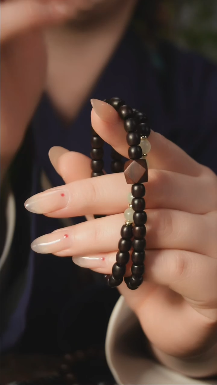 【闪购商品】小叶紫檀手串/手链小叶紫檀6mm双圈手串