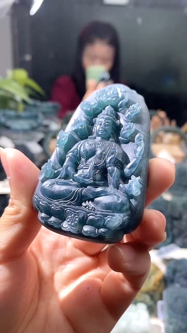 【闪购商品】定制翡翠未镶嵌翡翠毛货不退不换3.6
