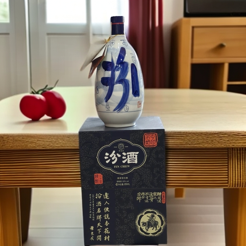 汾酒三十年陈酿 清香型白酒53度850ml