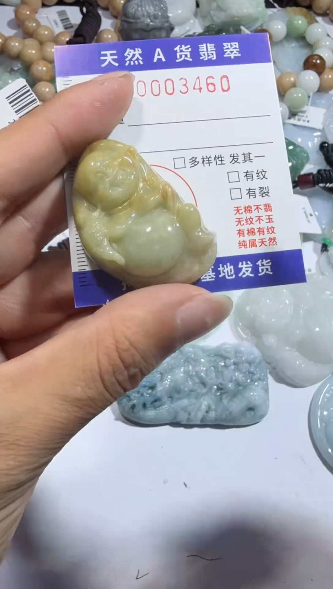 【闪购商品】翡翠颈饰未镶嵌00003460