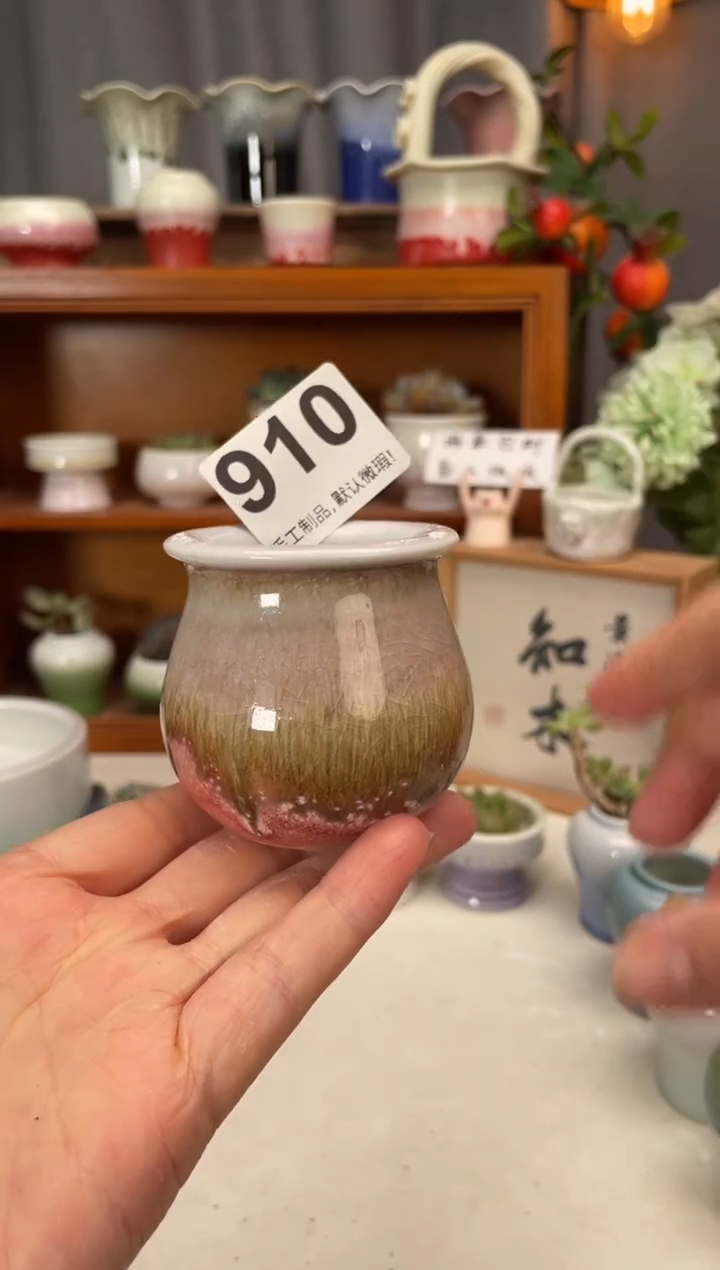 瓷片910知木小芳花盆