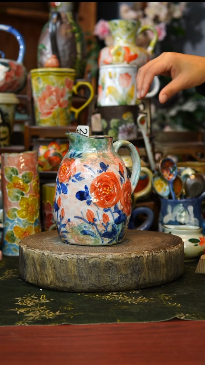 陶瓷38号景德镇手工手绘釉下彩陶瓷