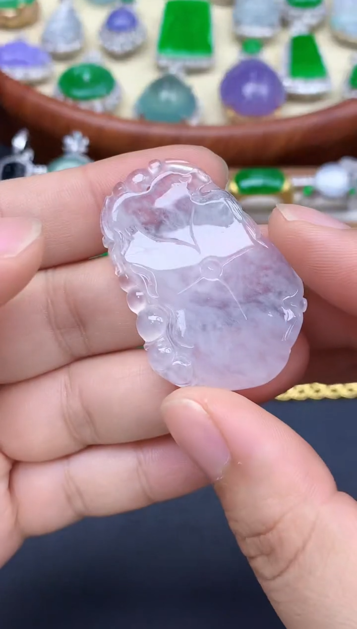 颈饰未镶嵌翡翠35-中国好珍宝