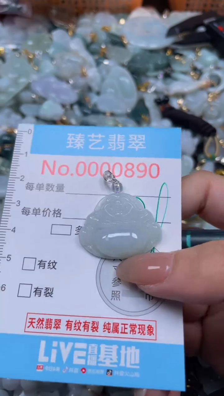 颈饰未镶嵌翡翠890