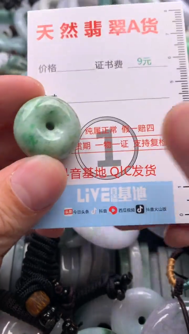 翡翠未镶嵌吊坠(不含链)1