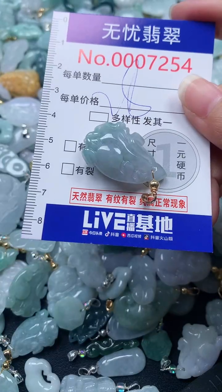 颈饰未镶嵌翡翠7254