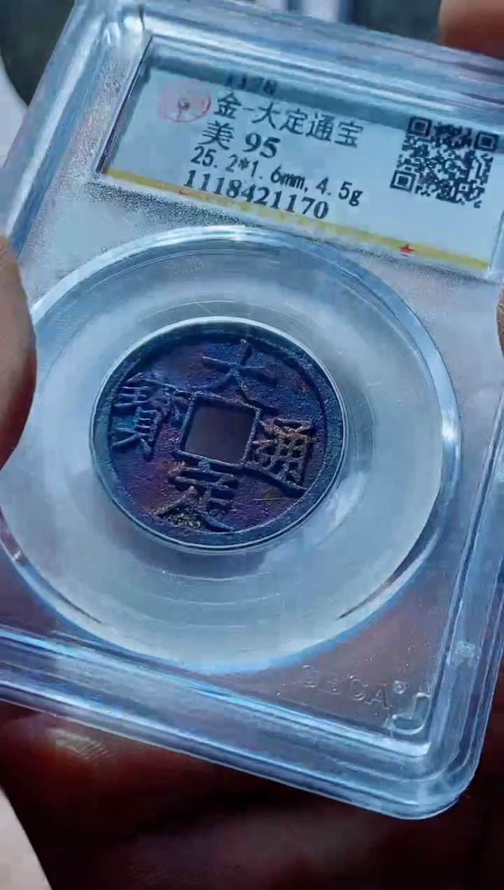 【闪购商品】铜古钱币大定尾号170