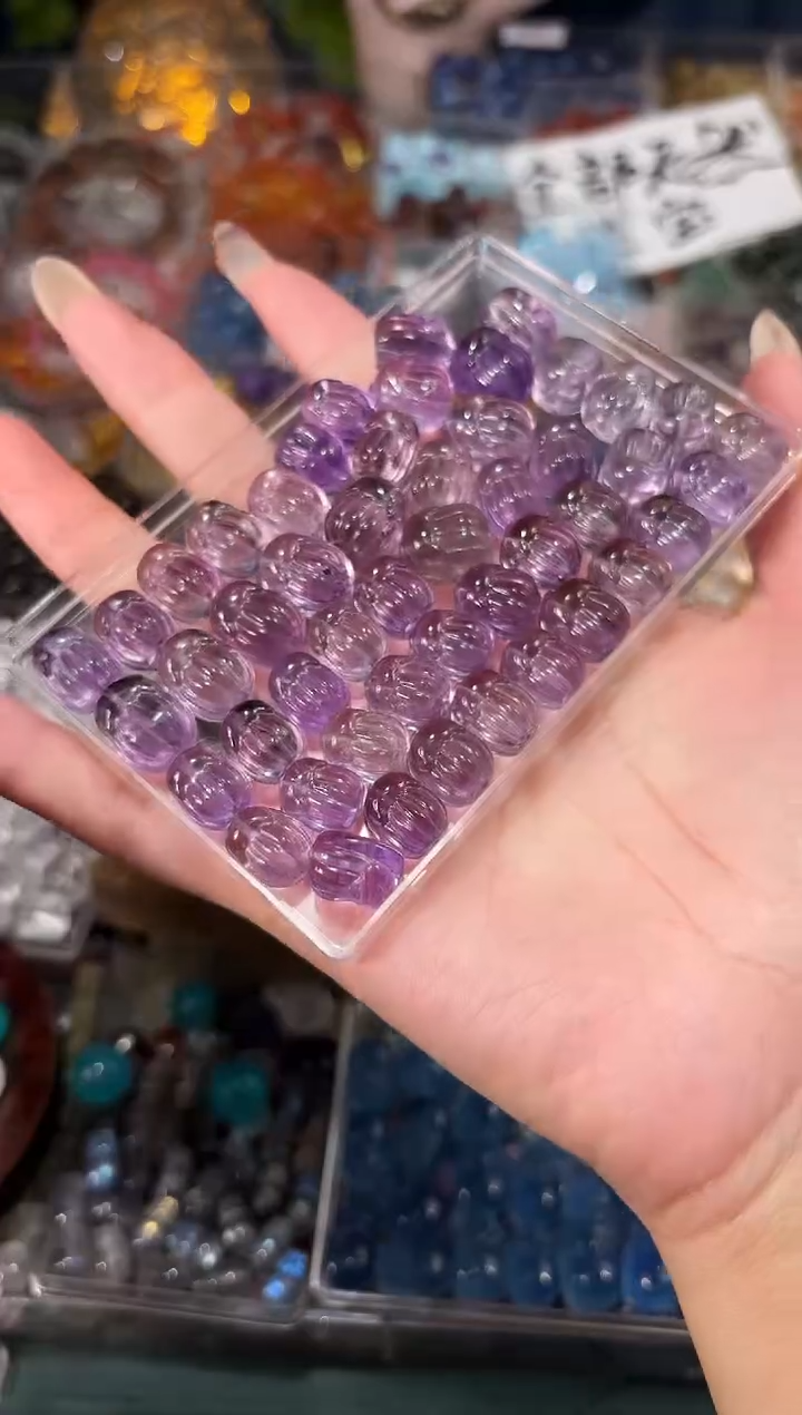 【闪购商品】水晶手串未镶嵌紫黄晶叭叭狐一个宽卡10