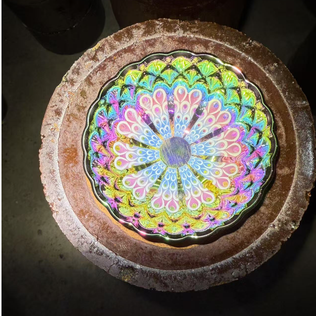 纯手工茶杯 夜光  七彩  主人杯