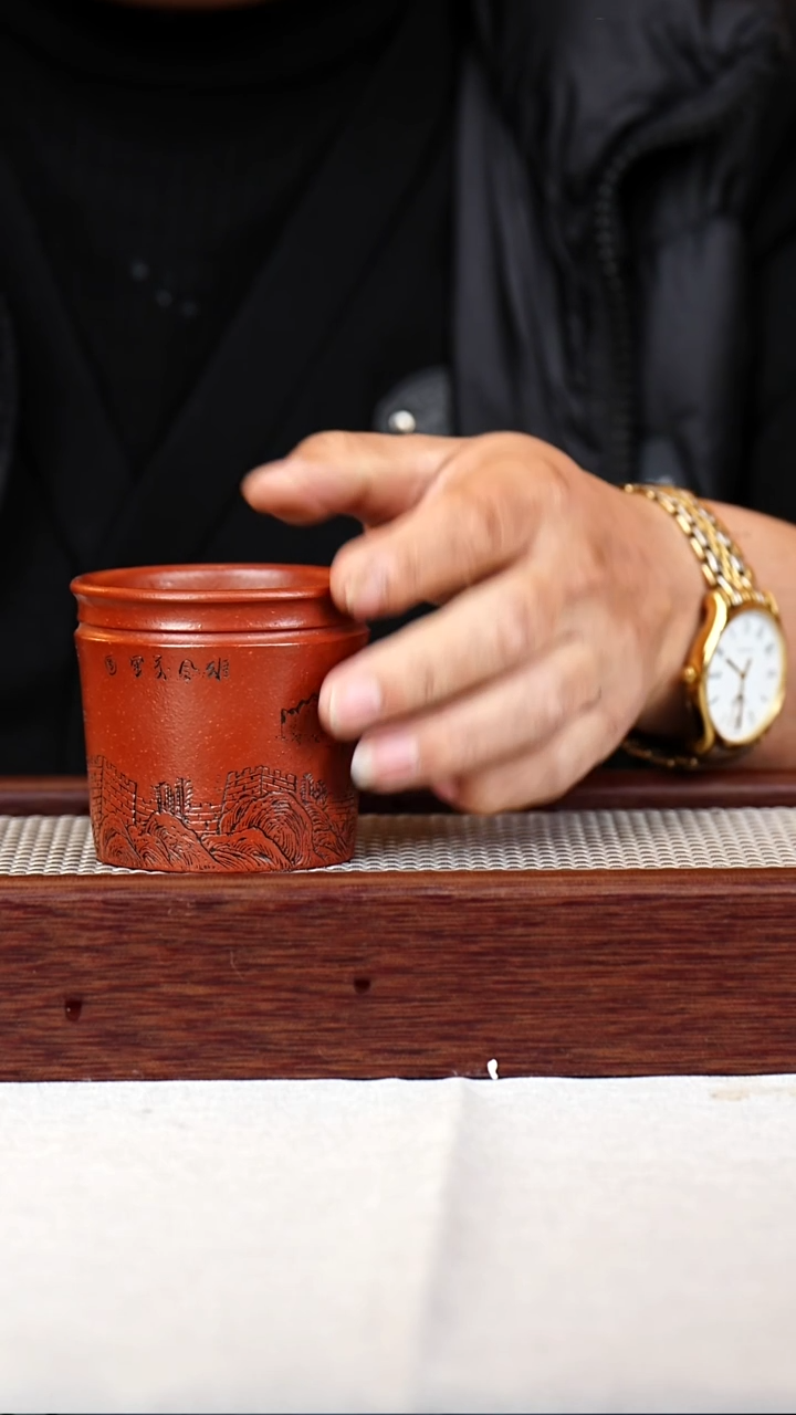 茶杯紫砂宜兴紫砂杯160CC  073