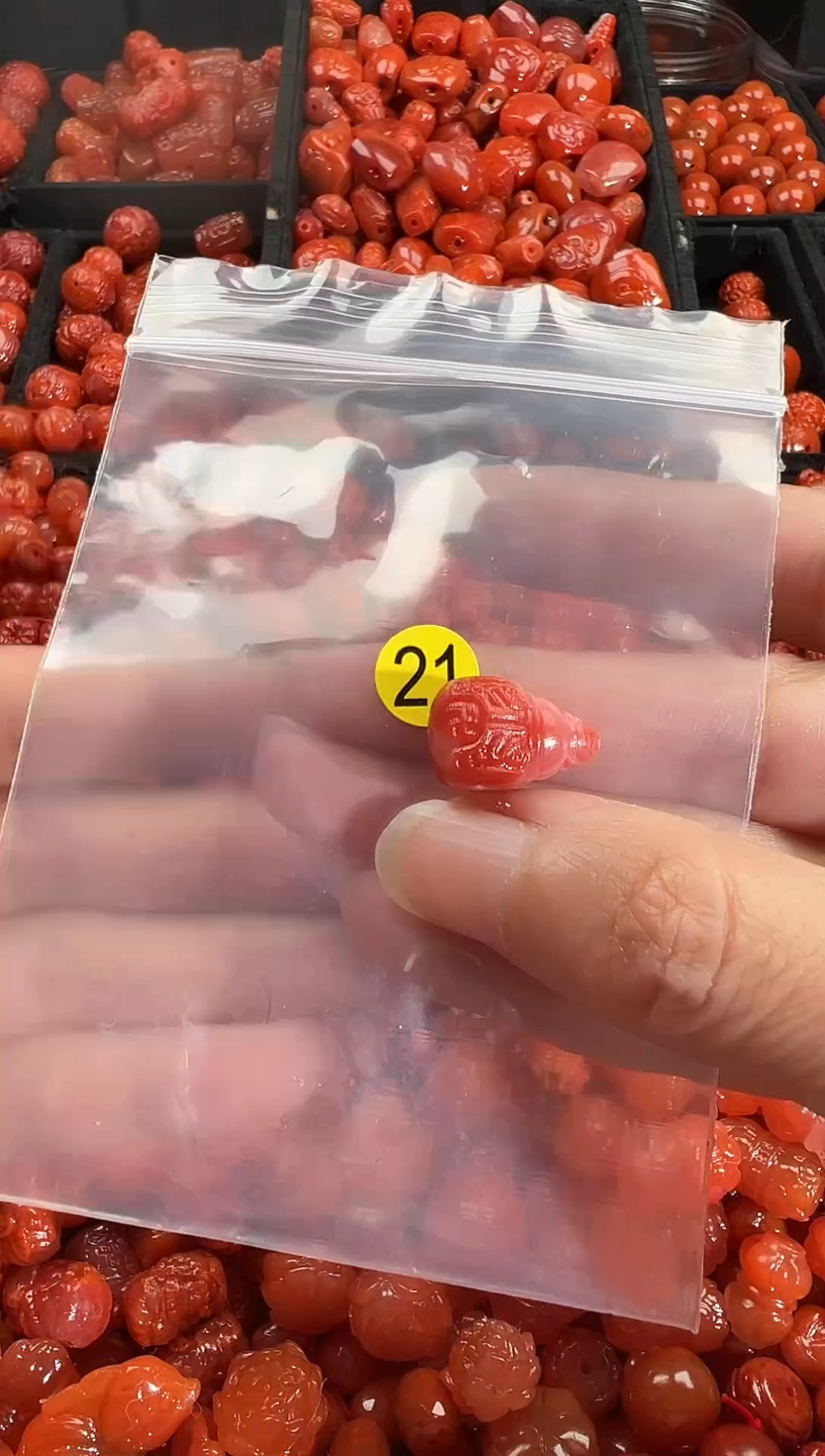 颈饰未镶嵌南红玛瑙1