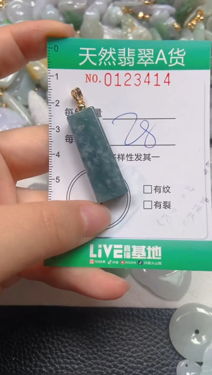 翡翠未镶嵌颈饰闪购0123414