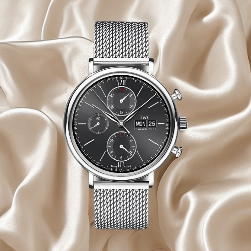 99新 IWC/万国 波涛菲诺系列/原装米兰带/运动休闲/42表径