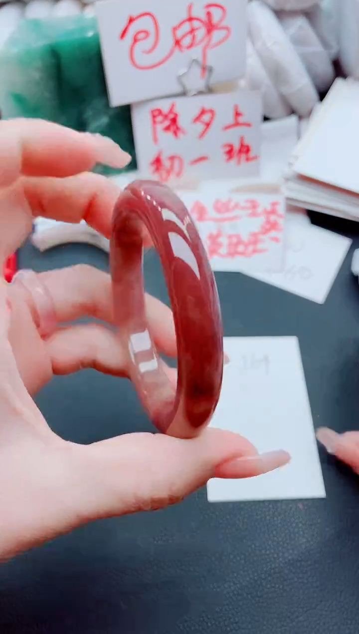 【闪购商品】石英质玉手镯未镶嵌J64-58-59