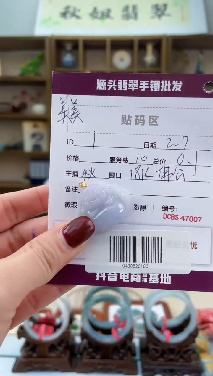 【闪购商品】翡翠颈饰未镶嵌001/发一件
