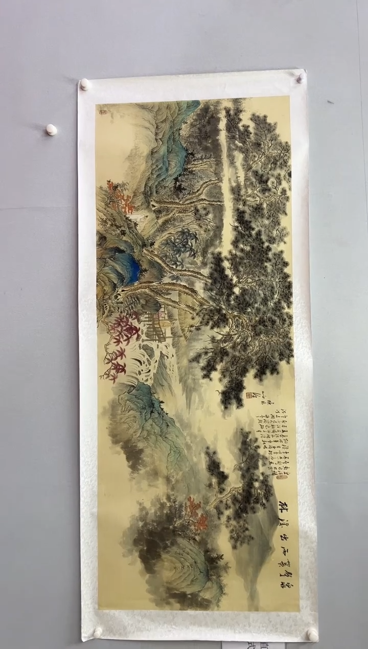 【闪购商品】绘画 陈发源-11平尺-国画作品 红