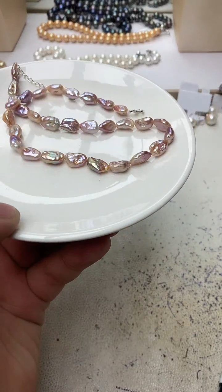 淡水珍珠未镶嵌颈饰1
