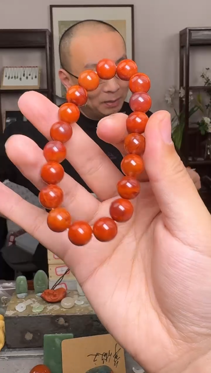 【闪购商品】南红玛瑙挂件未镶嵌2397--11mm+