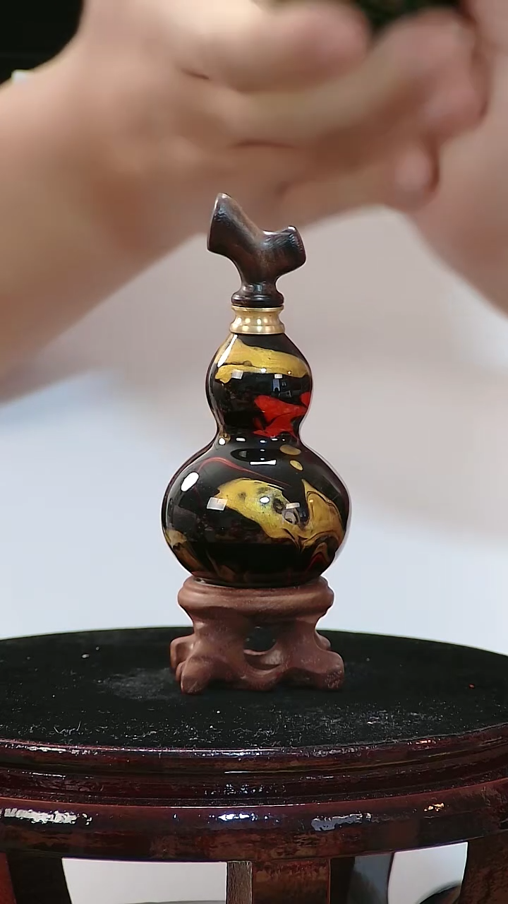 藤`*檀木塞葫芦把件 620