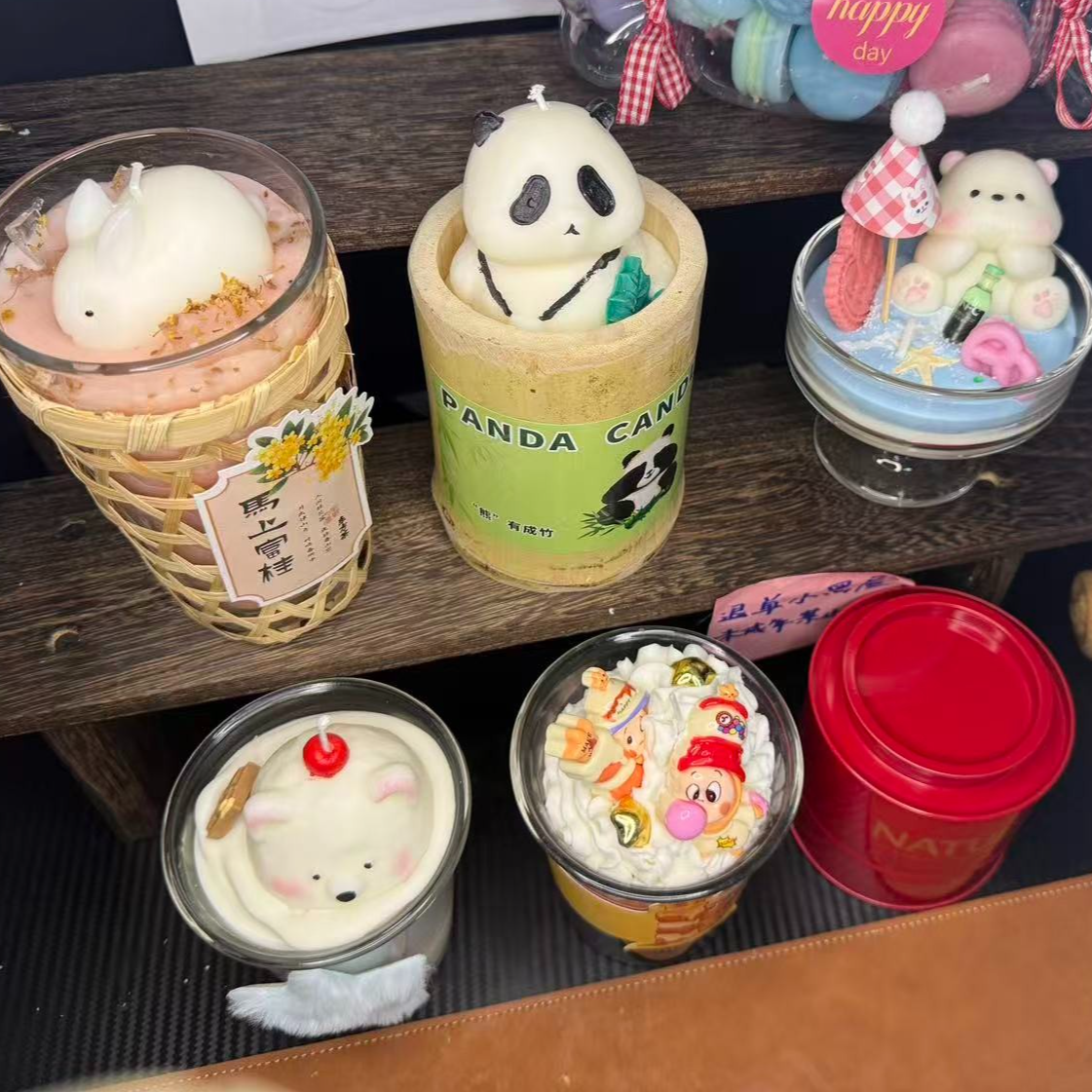 微瑕宠粉福利 随机DIY香薰蜡烛摆件