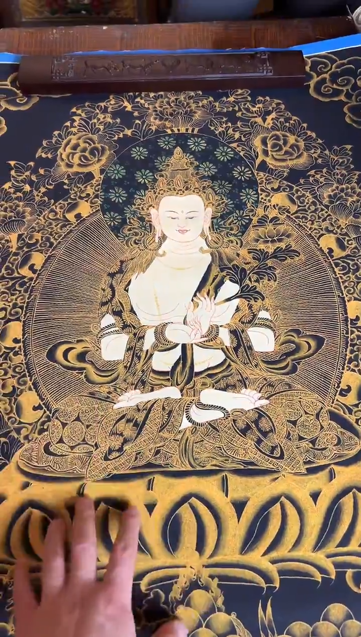卷轴画手绘唐卡116