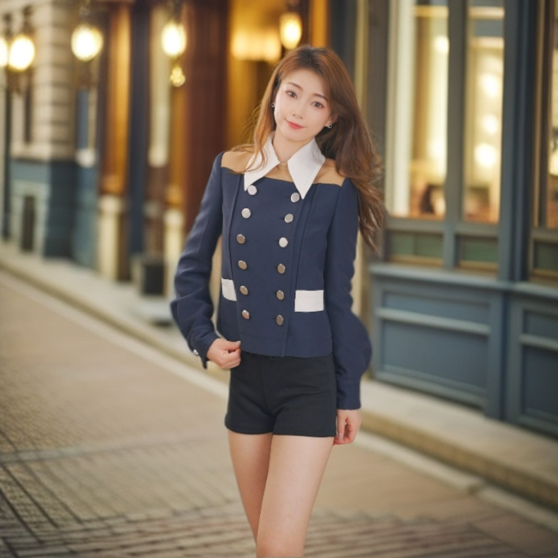 99新 MIU MIU/缪缪 有奢友得严选丨缪缪秋冬黑色气质外套00638