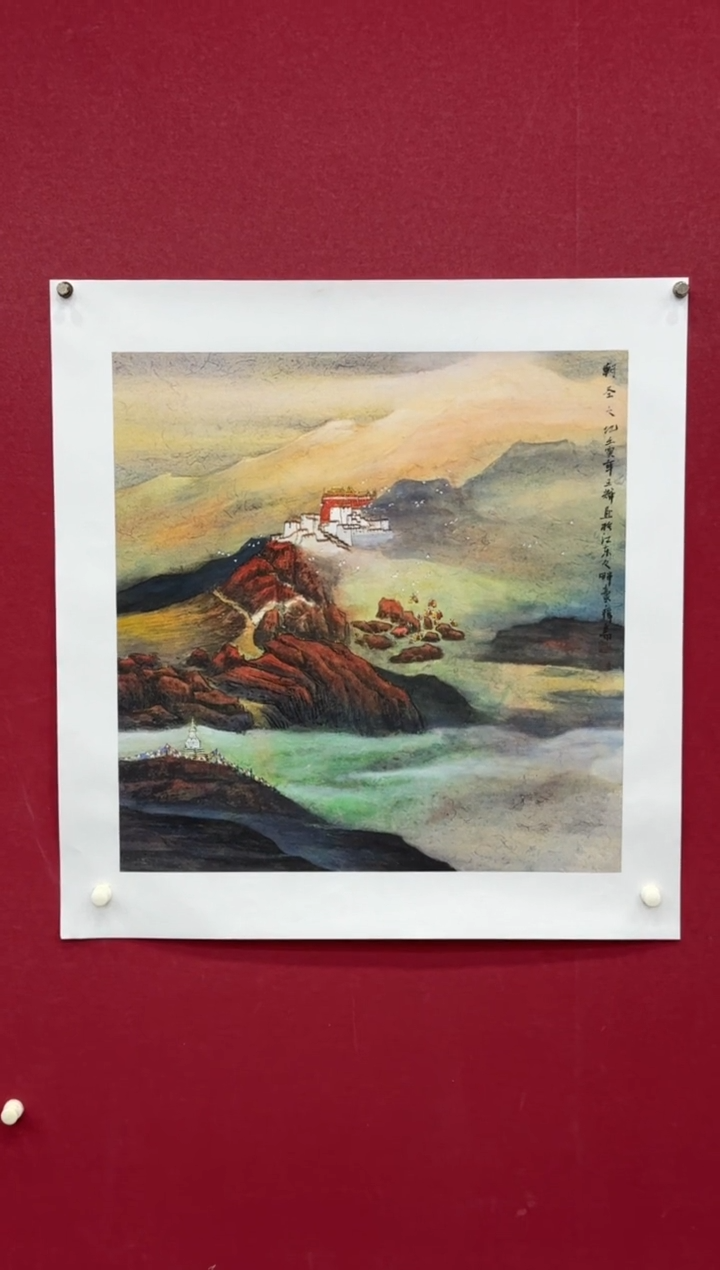 国画国画绘画山水花鸟
