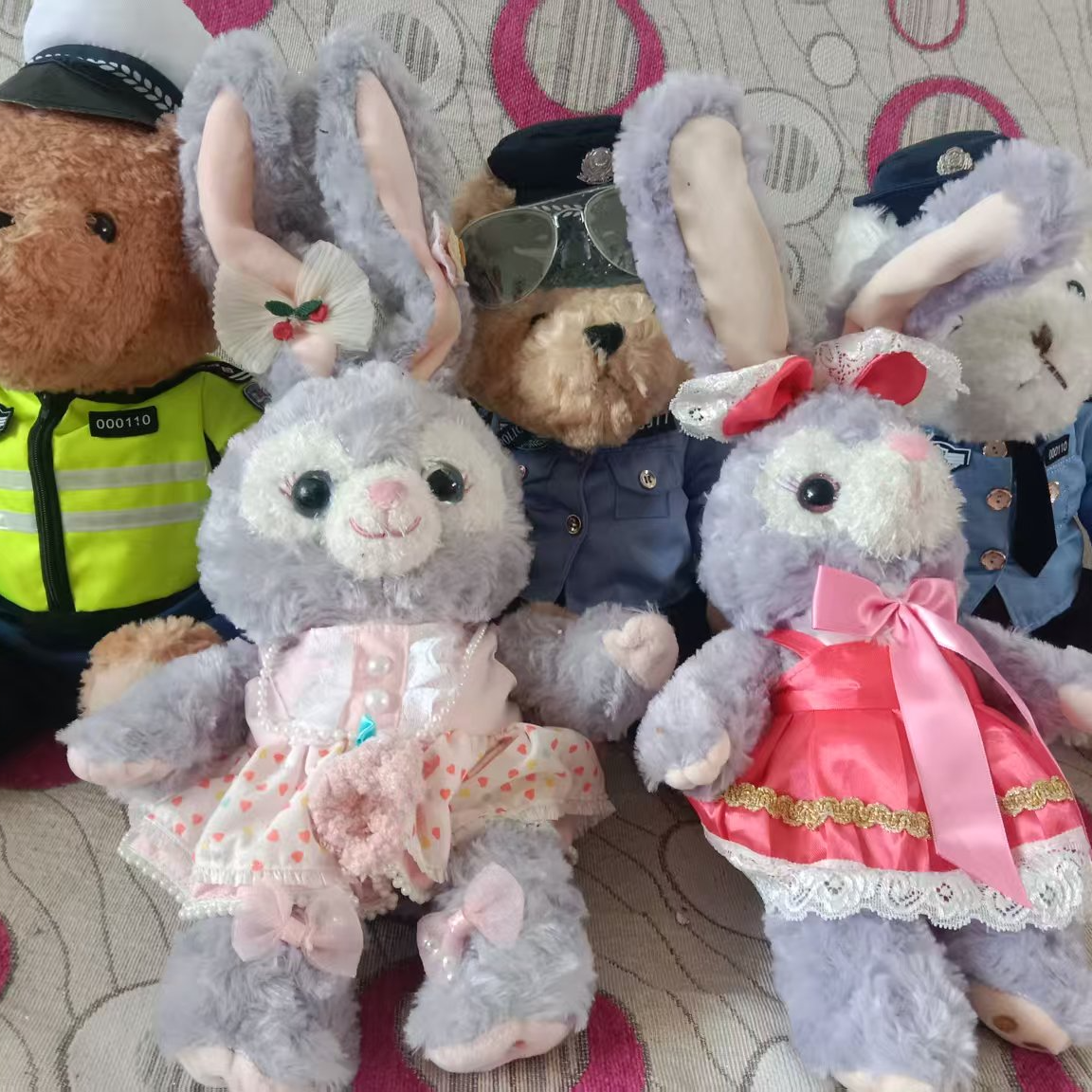 毛绒玩具可爱兔子公仔毛绒玩具女孩生日礼物抱枕玩偶布娃娃