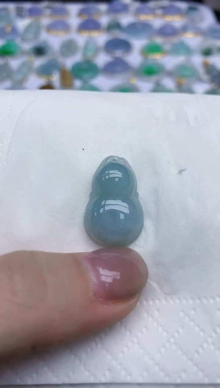 【闪购商品】翡翠颈饰18K金镶嵌天然翡翠A货