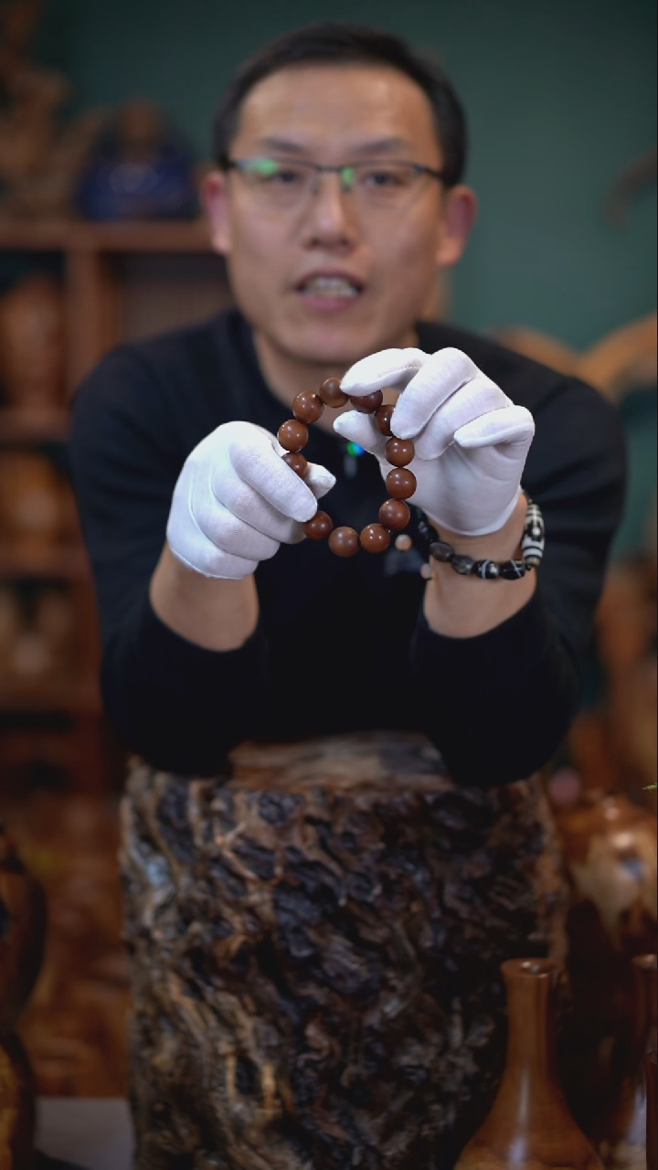 【闪购商品】枣木雷击枣木手串1.8