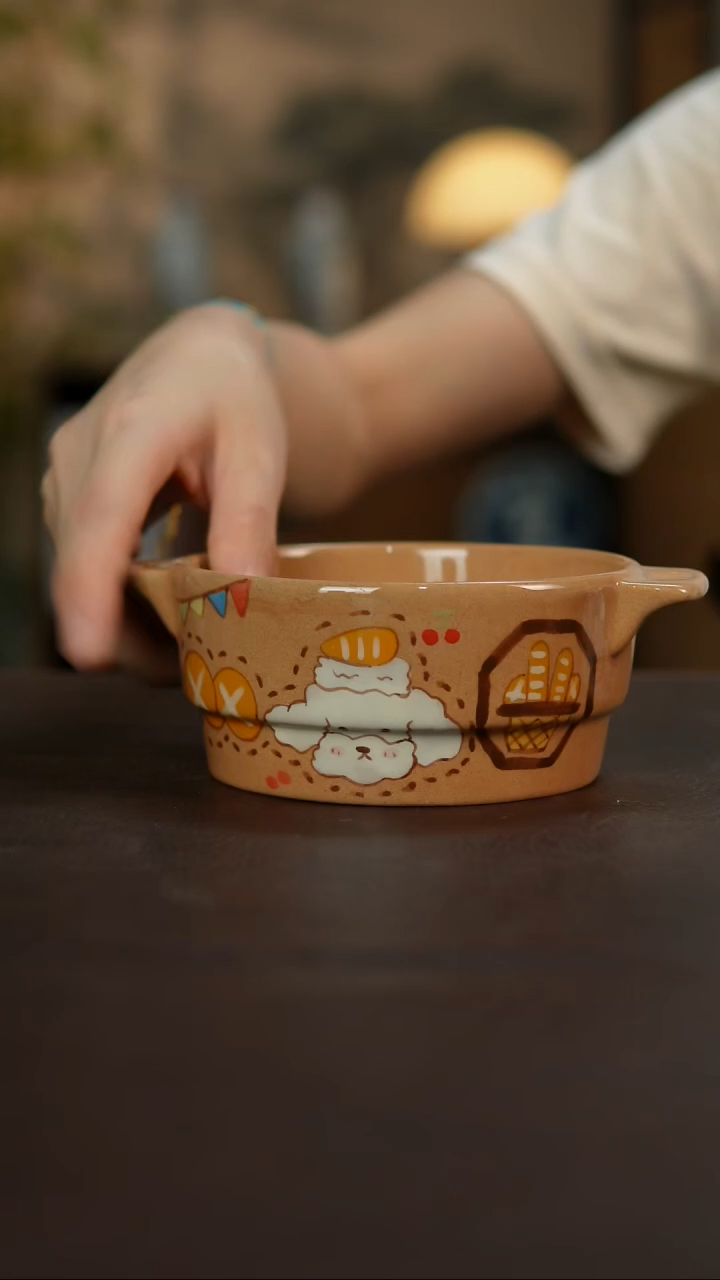 杯景德镇陶瓷杯碗柴烧多人