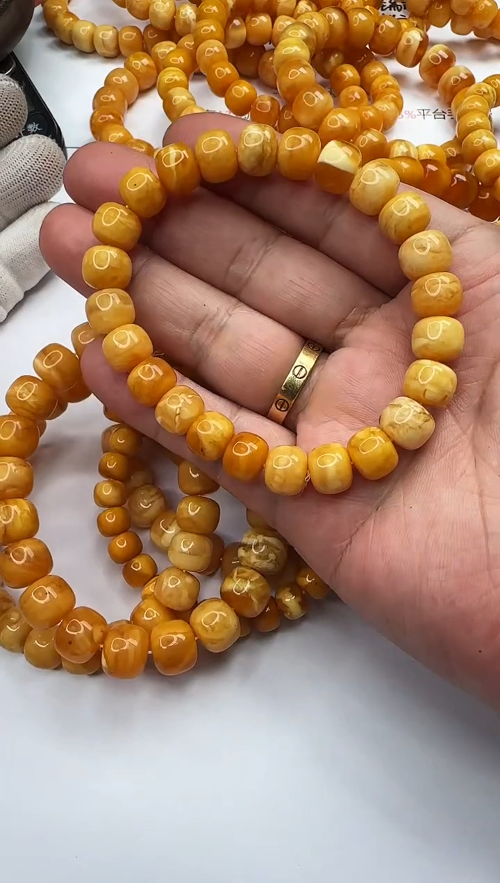 【闪购商品】蜜蜡手串未镶嵌蜜蜡 手串