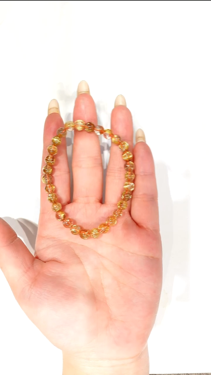 未镶嵌手链发晶钛晶手链