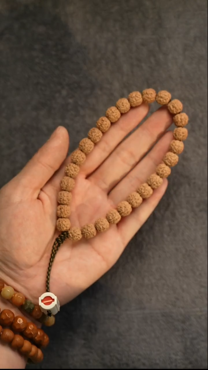 手串金刚菩提原籽黄点龙单圈 10mm