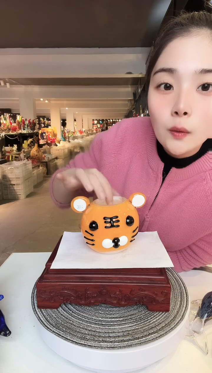 【闪购商品】茶盏琉璃摆件家居摆件